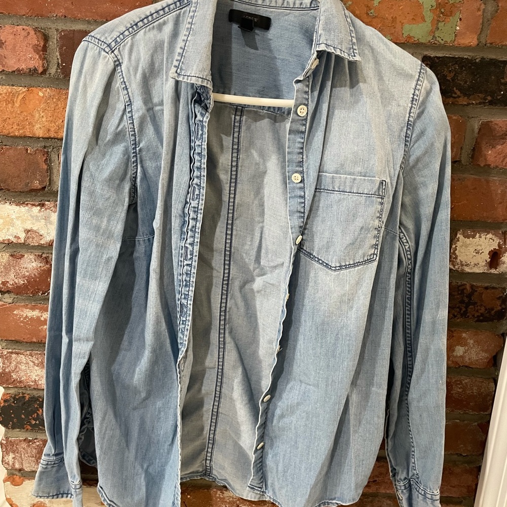 J.Crew Classic Fit Chambray Shirt
